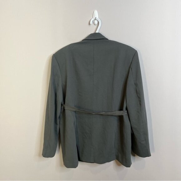 PUSHBUTTON Belted Single-Breasted Blazer - Picture 4 of 9